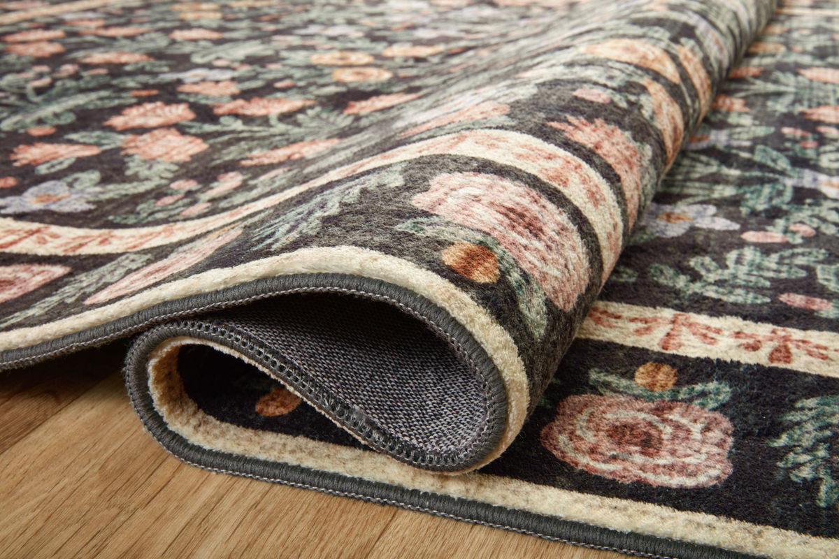 Rifle Paper Co. x Loloi Eden Rug, 1'6" length x 1'6" width View 4