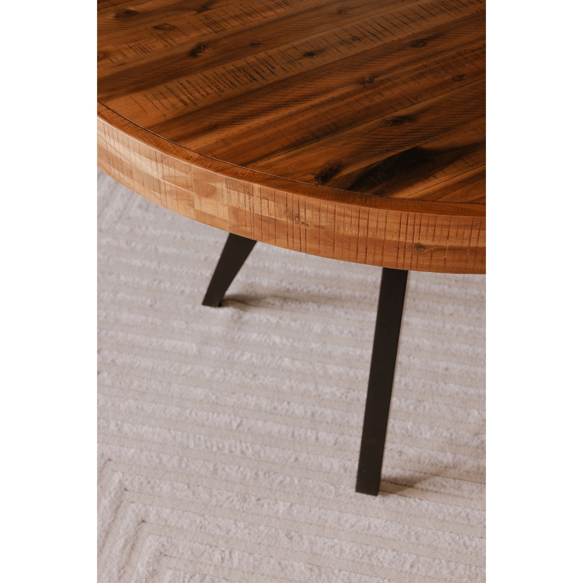 Parq Round Dining Table Amber, by Moe's Home, 48" width x 30" height x 48" depth View 12