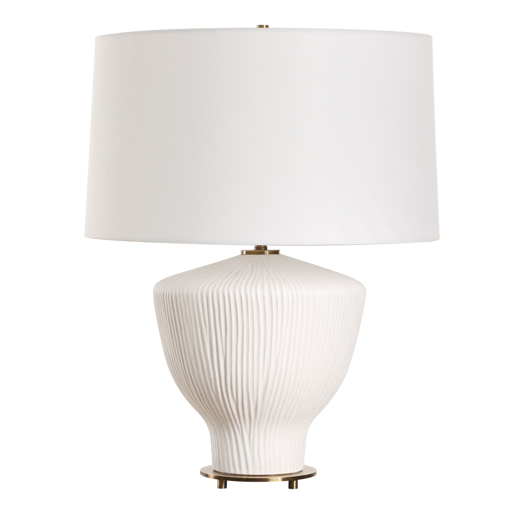 Maisie White Table Lamp large image 