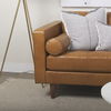 Svend 88.0L x 38.0W x 34.0H Tan Leather Sofa thumbnail 3