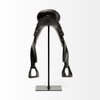 Colt III 8L x 9W Black Equestrian-Inspired English Horse Saddle, Decorative Object by Mercana, 7.87" length x 9.06" width x 16.93" height thumbnail 4