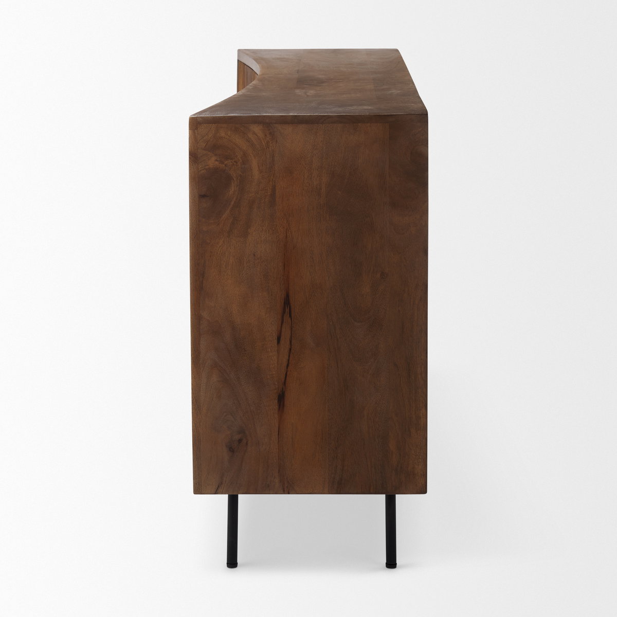 Lance 70.0L x 15.0W x 32.0H Medium Brown Solid Wood Sideboard, Sideboards & Buffet by Mercana, 70" length x 15.75" width x 32" height View 5