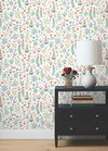 Menagerie Garden Rose Multicolor Peel & Stick Wallpaper thumbnail 1