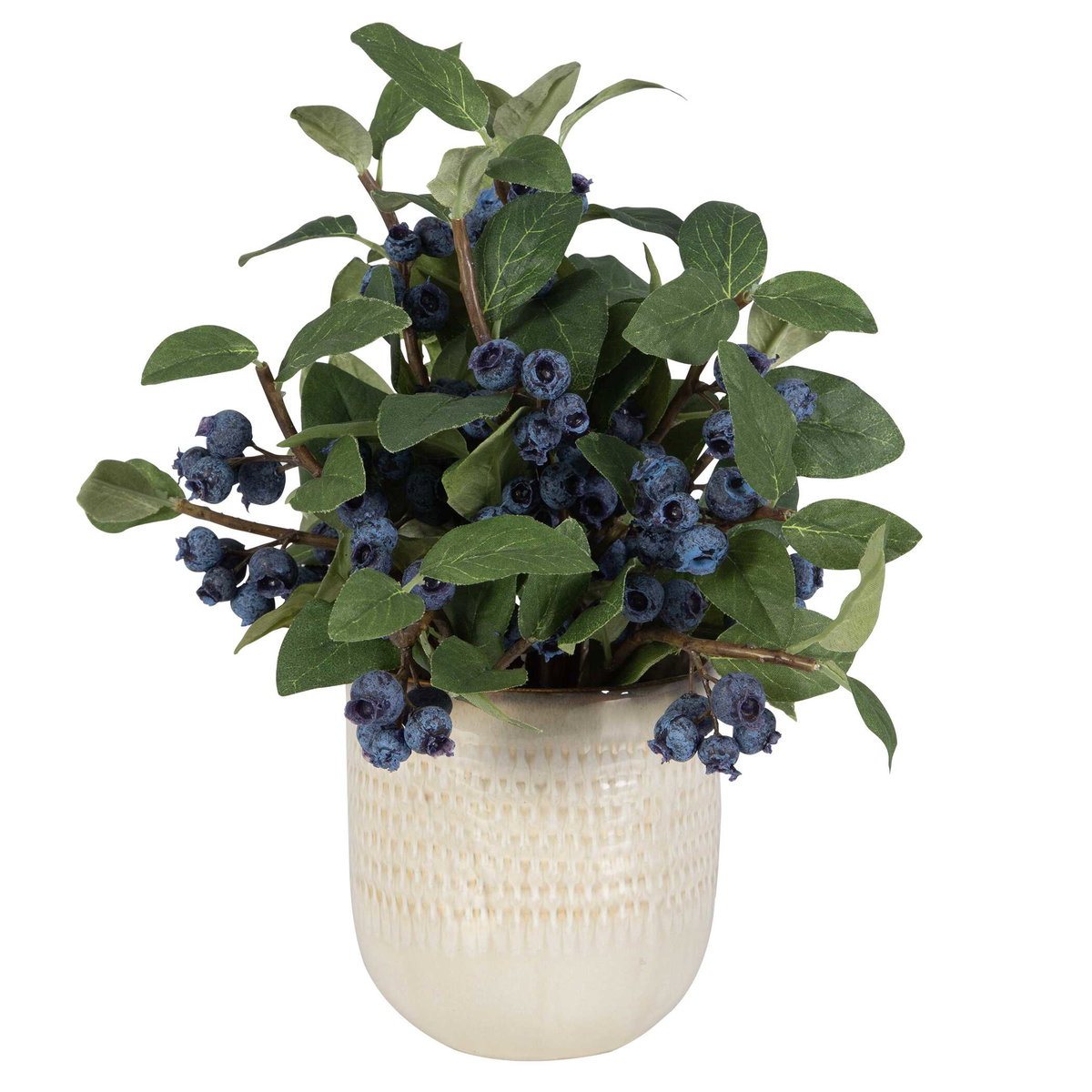 Blueberry Fields Accent, Artificial Plants & Flower by Uttermost, 10" width x 11" height x 10" depth View 3