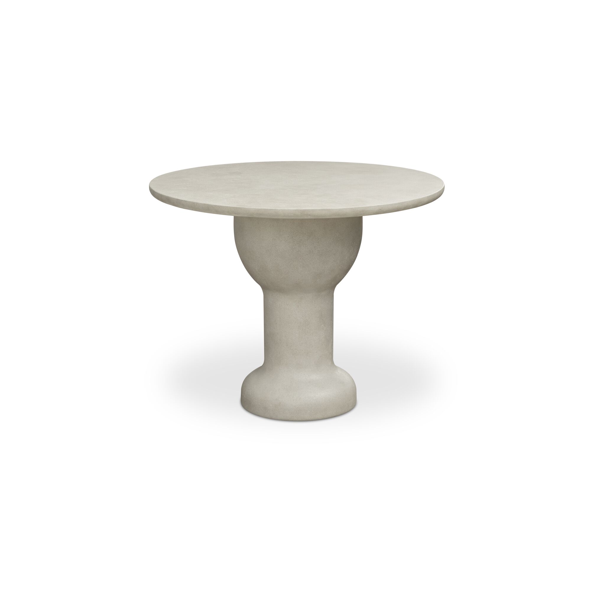 Magnolia Outdoor Cafe Table Cream, Outdoor Table by Moe's Home, 3'2" width x 2'6" height x 3'2" depth View 1