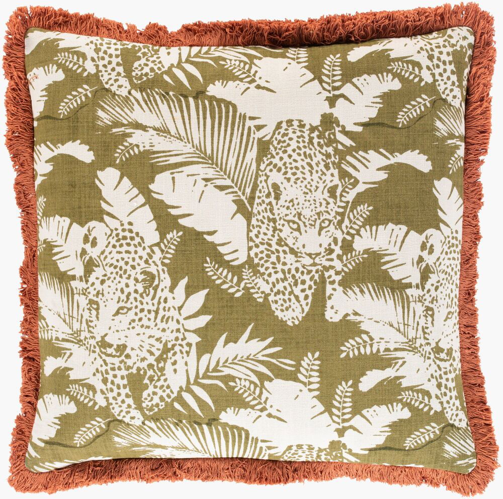 Tanzania Accent Pillow, Decorative Pillow by Surya, 18" length x 18" width