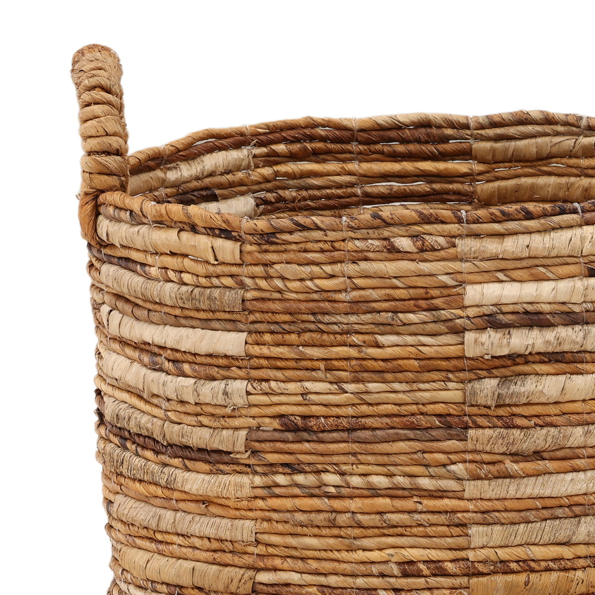 Rook Basket Set of 3 Natural, Bins & Basket by Dovetail, 17.71" width x 14.96" height x 17.71" diameter x 17.71" depth View 2