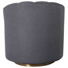 Cuthbert Modern Swivel Chair, Accent Chair by Uttermost, 31" width x 32.25" height x 32" depth thumbnail 7
