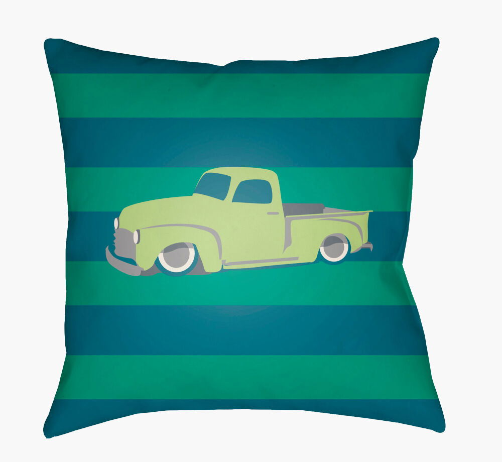 Littles Accent Pillow, Decorative Pillow by Surya, 18" length x 18" width