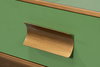 Gideon Shagreen Console  Chambray Blue, by Sarreid, 1' length x 4'6" width x 2'10" height thumbnail 12