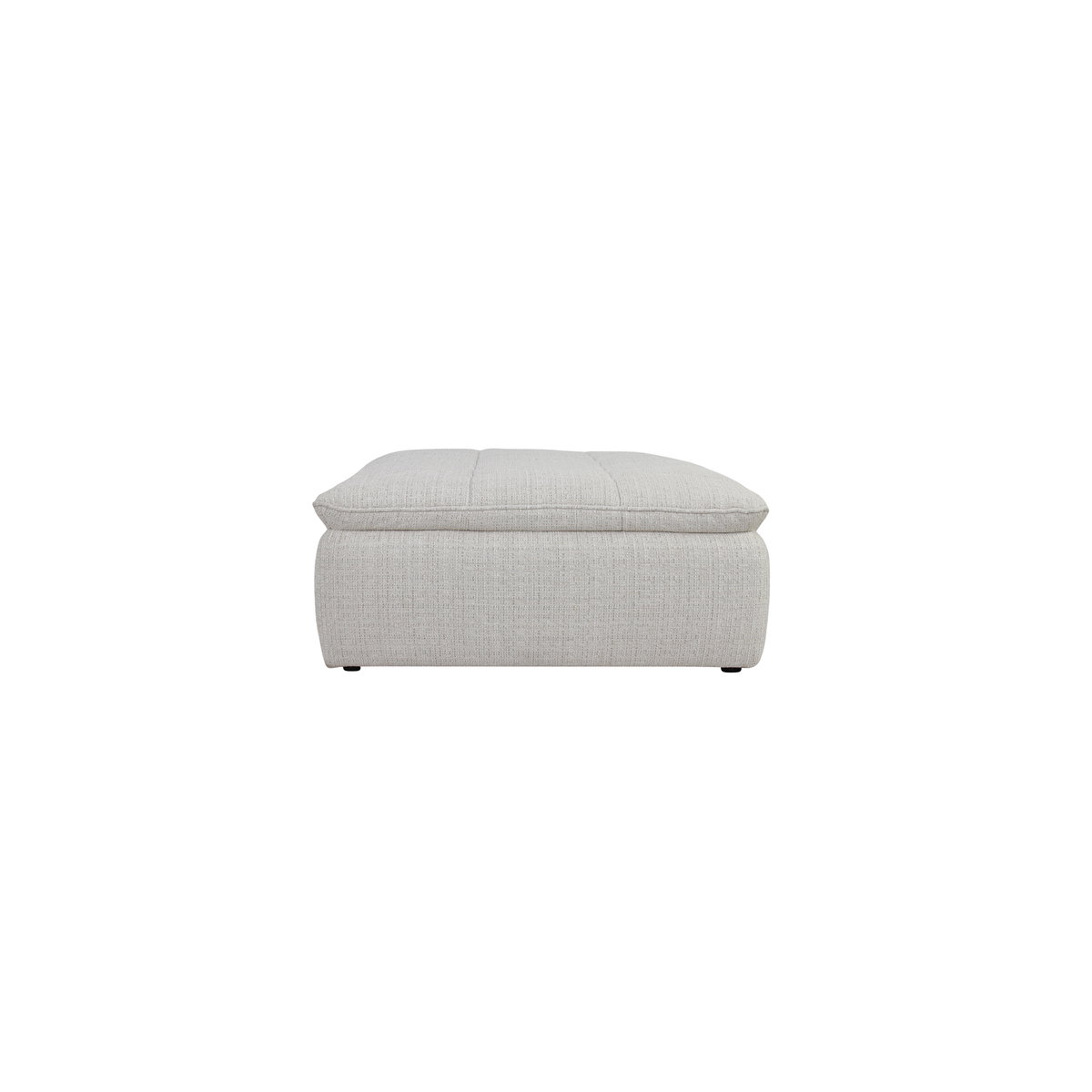 Lino Ottoman Textured Oat, by Moe's Home, 42.5" width x 17.7" height x 43.3" depth View 3