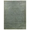 Jaipur Living Paphos CYP01 Handknotted Medallion Blue and Tan Area Rug (9'x12') thumbnail 2