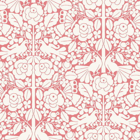 Fairy Tales Pink Wallpaper