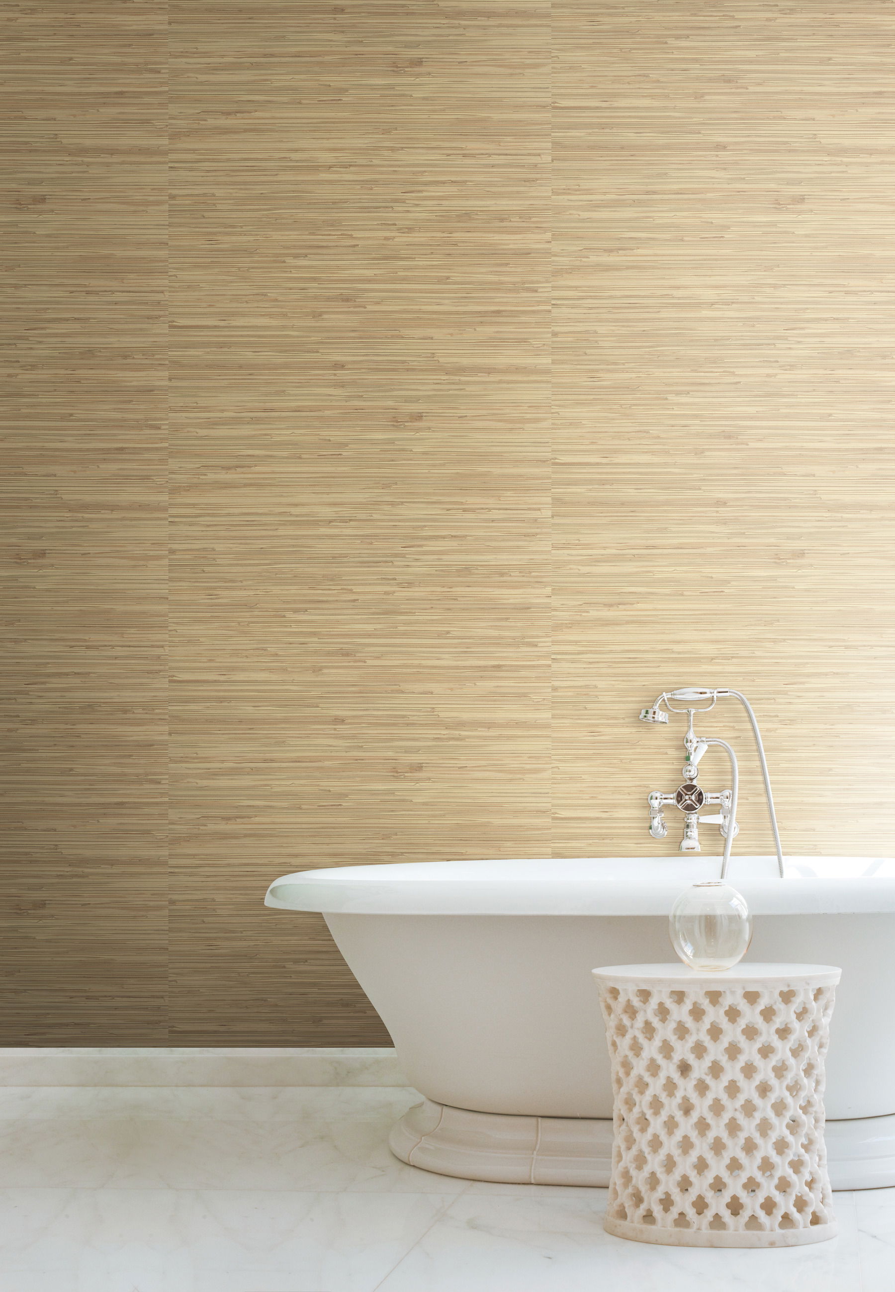 River Grass Beige Wallpaper large image 