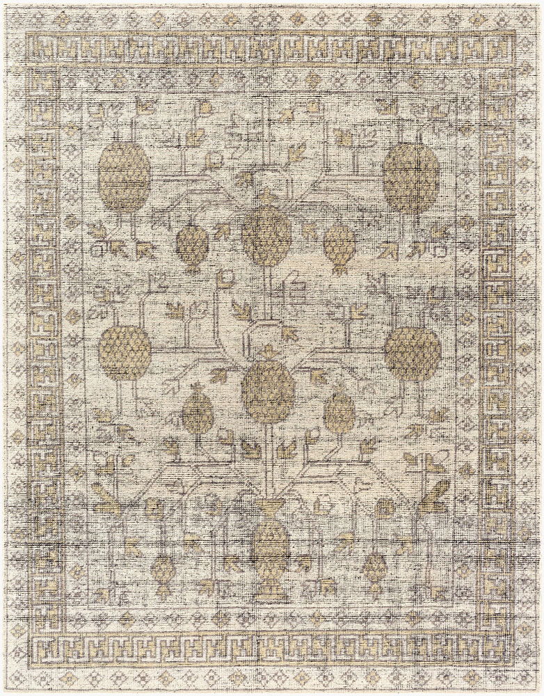 Tulu Handmade Rug, by Surya, 9' length x 6' width