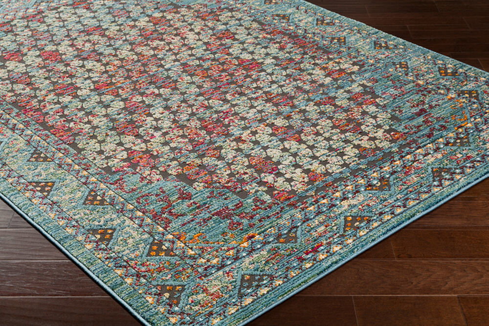 Herati Machine Woven Rug, by Surya, 2'11.43" length x 1'11.62" width