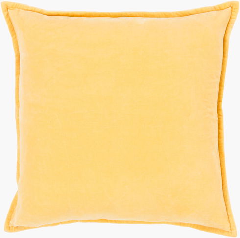 Cotton Velvet Lumbar Pillow
