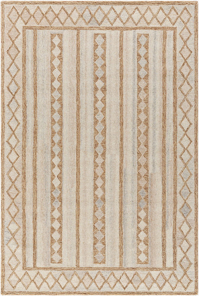 Bournemouth Handmade Rug, by Surya, 1'6" length x 1'6" width