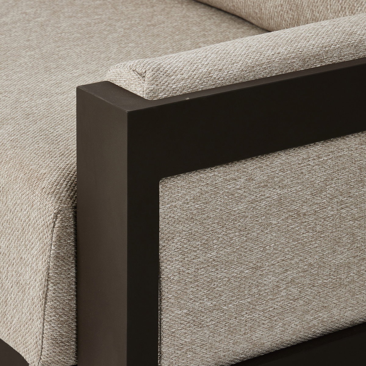 Chapman Outdoor Metal Sofa-106', Outdoor Sofa by Four Hands, 8'10" width x 2'8" height x 3'1" depth View 7