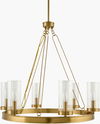 Motovun Chandelier, by Surya, 27" length x 27" width x 27" height thumbnail