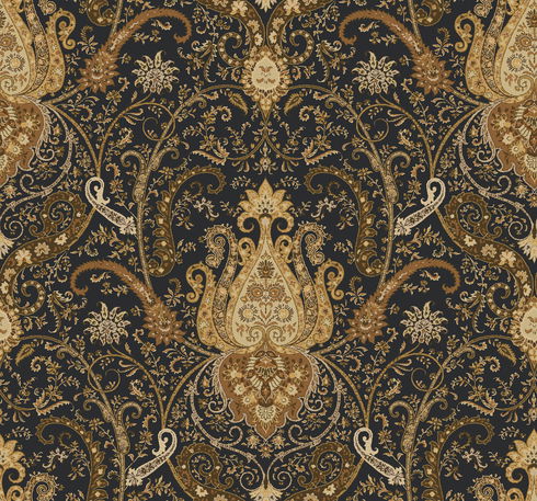 Byzance Brown Wallpaper