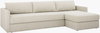 Sukhi Sectional, Sectional Sofa by Surya, 109" width x 30" height thumbnail
