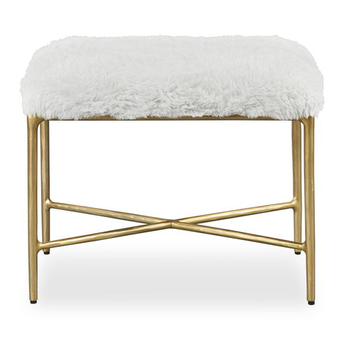 Charmed Sheepskin Small Bench