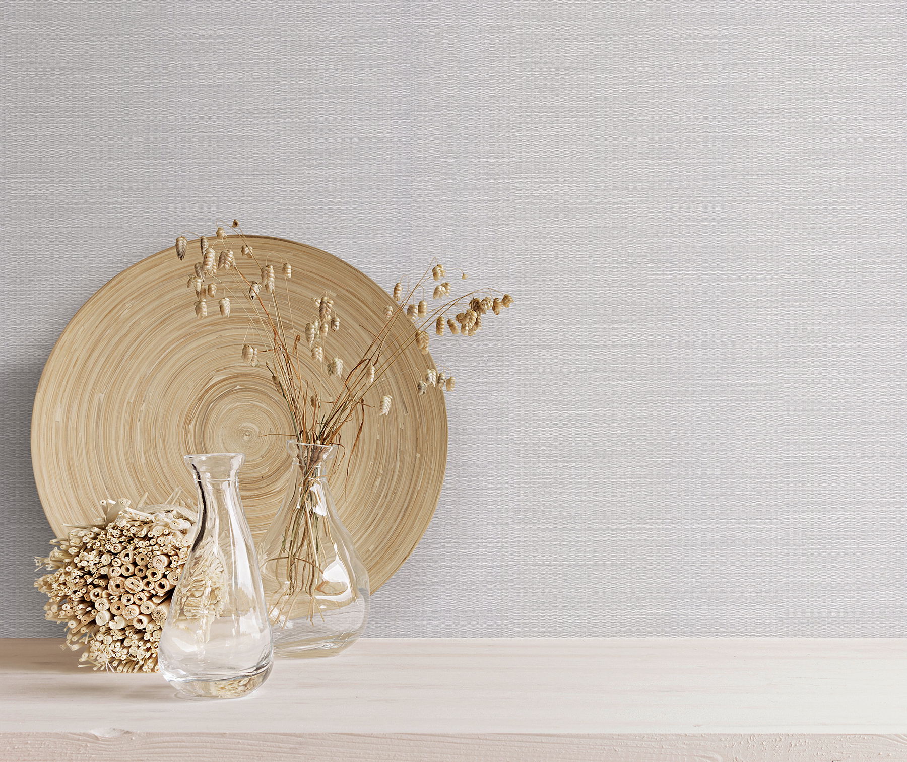 Bali Basketweave Warm Grey Wallpaper large image 