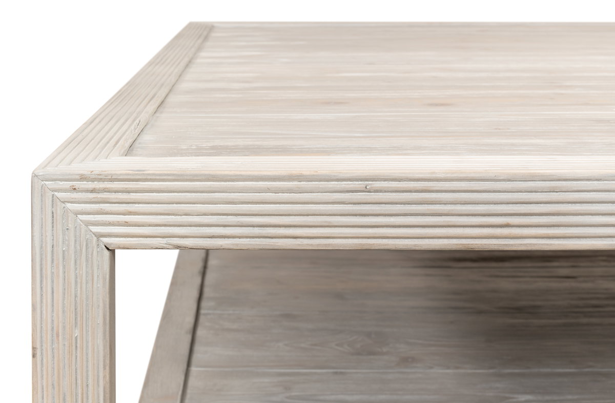 Camden Bungalow Cocktail Table, by Sarreid, 5' length x 5' width x 1'6" height View 4