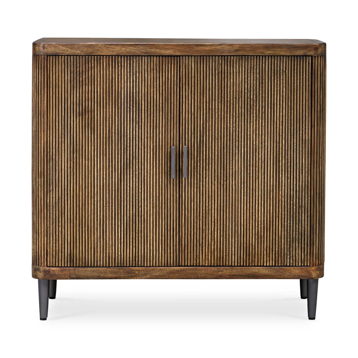 Pinstripe Tambour 2 Door Cabinet, Furniture by Uttermost, 36" width x 34.25" height x 14" depth View 1