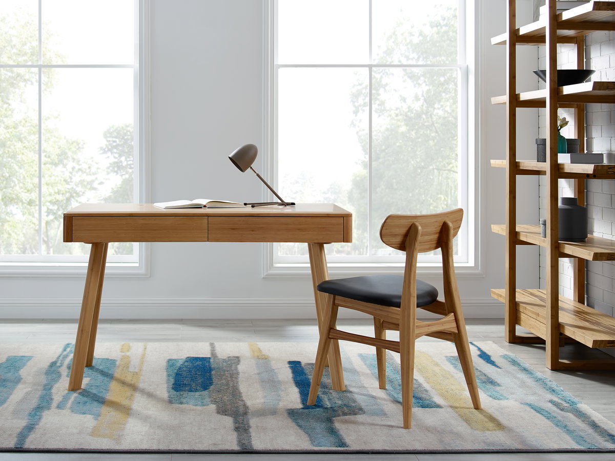 Jasmine Writing Desk, Caramelized, by Greenington, 23.5" length x 47.5" width x 29.5" height View 13
