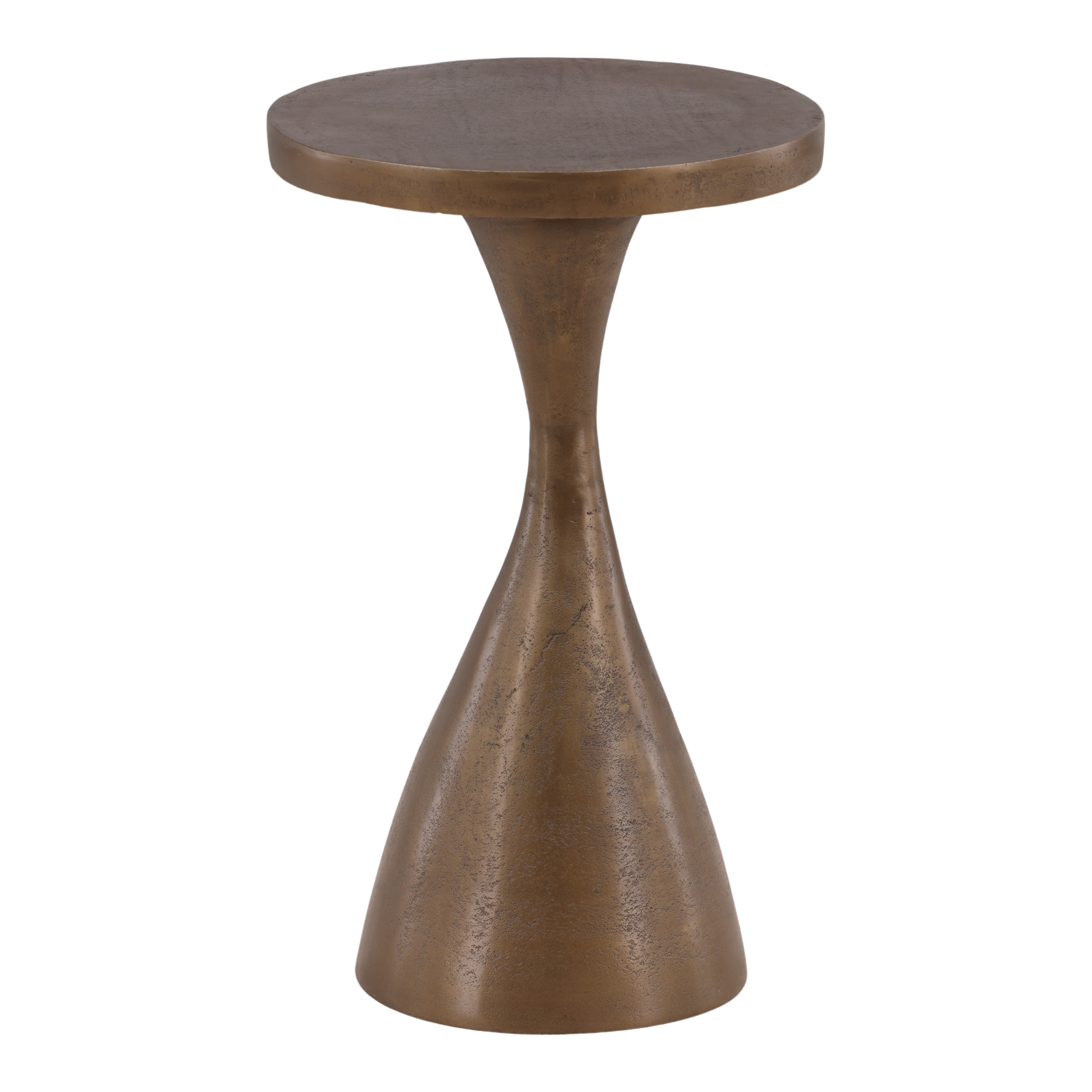 Nara Side Table Antique Brass large image 