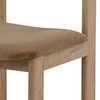 Ulani Dining Chair Light Brown, by Dovetail, 19.5" width x 34.5" height x 24.25" depth thumbnail 6