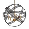 Spherical 5 Light Pendant, Ceiling Light by Uttermost, 27.75" width x 27.5" height x 27.75" depth thumbnail 7