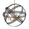 Spherical 5 Light Pendant, by Uttermost, 27.75" width x 27.5" height x 27.75" depth thumbnail 7