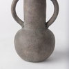 Armani 6.7H Brown-Gray Double Ear Vase, by Mercana, 4.92" length x 4.13" width x 6.69" height thumbnail 12