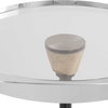 Arthur Crystal Drink Table, Side & End Table by Uttermost, 10" width x 23" height x 10" depth thumbnail 4