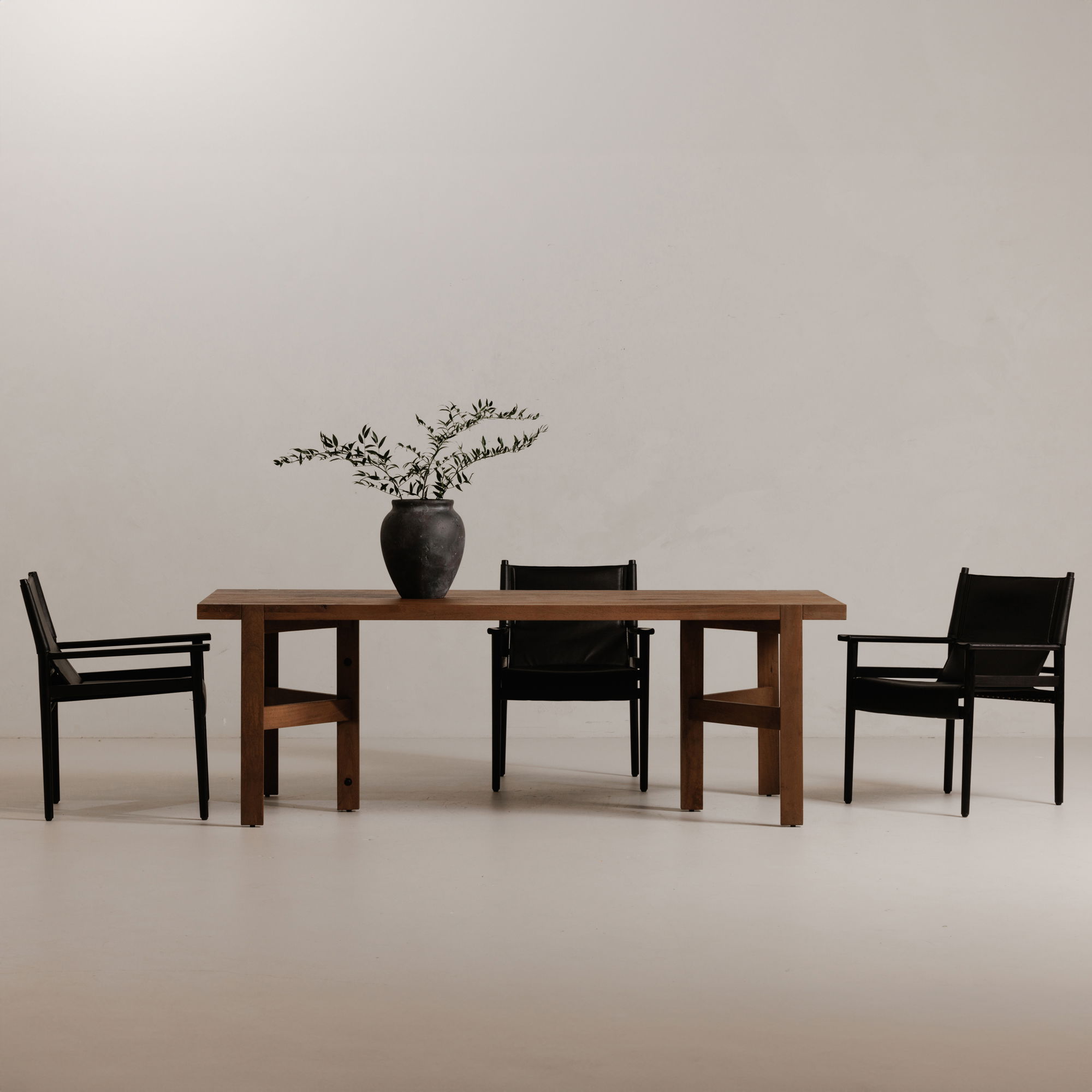 Workshop Dining Table Vintage Brown large image 