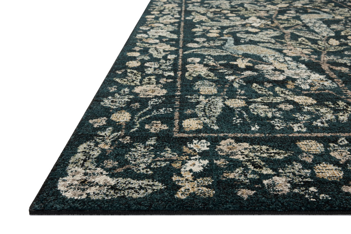 Rifle Paper Co. x Loloi Laurel Rug, 6'6" length x 9'2" width View 3