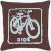 Big Kid Blocks Accent Pillow, Decorative Pillow by Surya, 18" length x 18" width thumbnail