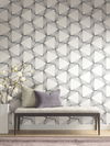 Honeycomb Charcoal Peel & Stick Wallpaper thumbnail 2