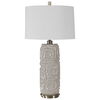 Zade Warm Gray Table Lamp, by Uttermost, 18" width x 33" height x 18" depth thumbnail 4