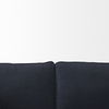 Brooks  Navy Blue Fabric Three Seater Sofa with Medium Brown Wooden Legs, Sofas & Sectional by Mercana, 90.16" length x 34.84" width x 33.46" height thumbnail 11