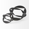 Cusco 6.0 L x 6.0 W x 6.0 H Black Iron Small Gunmetal Geometric Decorative Object, by Mercana, 6" length x 6" width x 6" height thumbnail 7