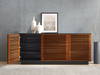 64' Rowan Media Center, Amber, Media Console by Greenington, 64.5" length x 20" width x 27.75" height thumbnail 7