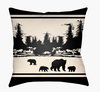 Lodge Cabin Floor Pillow, Decorative Pillow by Surya, 26" length x 26" width thumbnail