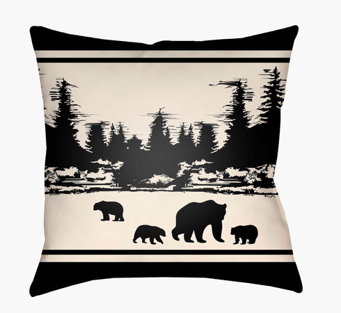 Lodge Cabin Floor Pillow