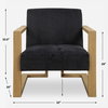 Suspend Modern Accent Chair, by Uttermost, 31.5" width x 33.5" height x 36.5" depth thumbnail 3