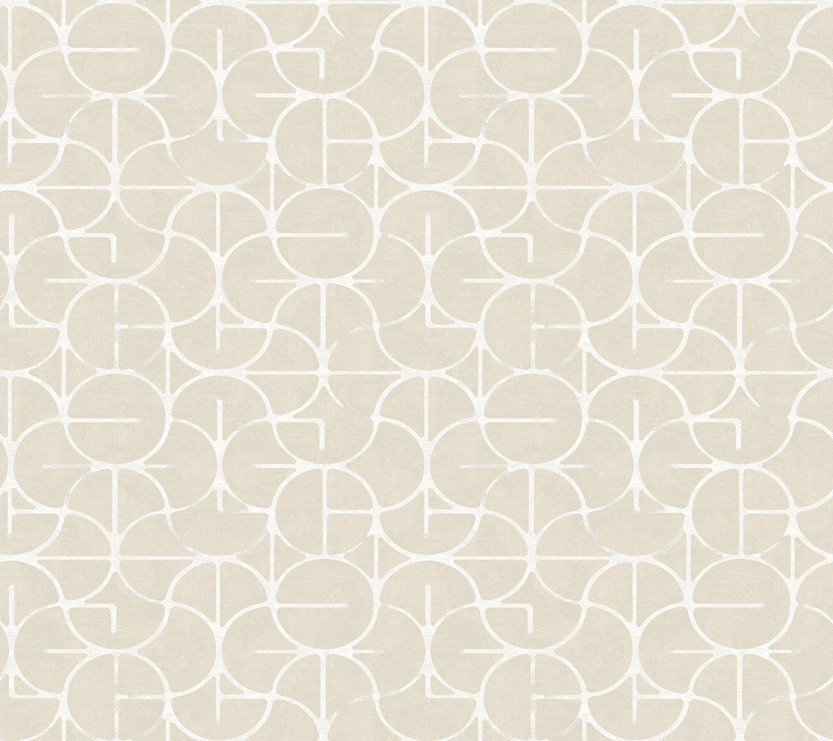 Looking Glass Beige Wallpaper, by York Wall, 27' length x 2'3" width x 0.02" depth View 2