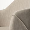Ronald II Cream Fabric Wrap Brown Wooden Base Dining Chair thumbnail 5
